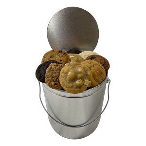 cookies-large-silver-pail-filled-36-cookies-6-flavors